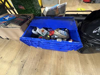 BOX OF GARAGE ITEMS