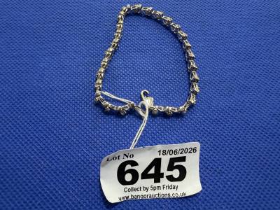 SILVER TENNIS BRACELET