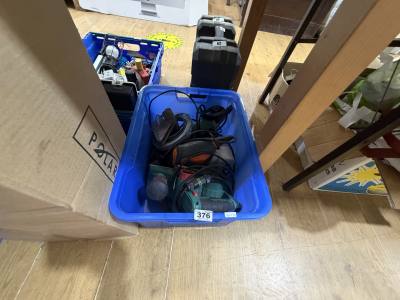 BOX OF POWER TOOLS