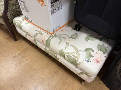 FLORAL FOOTSTOOL