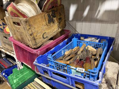 2 X BOXES OF WOOD WORK TOOLS