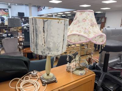 2 X ORNATE LAMPS
