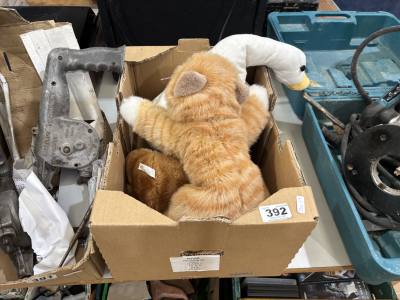 BOX OF CUDDLY TOYS