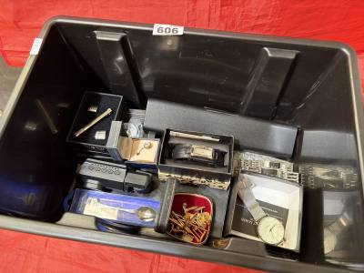 BOX OF WATCHES