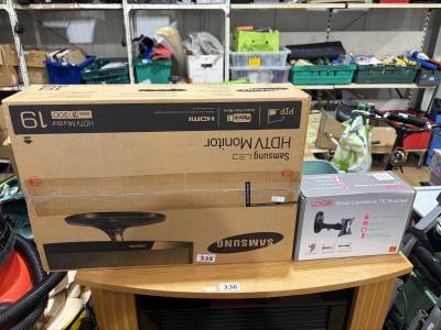 NEW SAMSUNG MONITOR + BRACKET