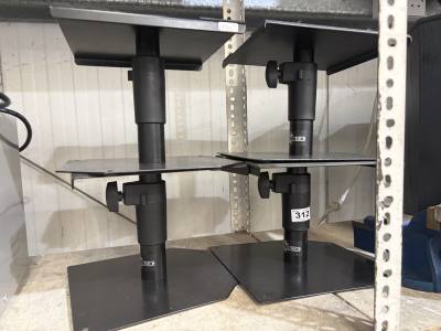 2 X PAIRS OF SPEAKER STANDS