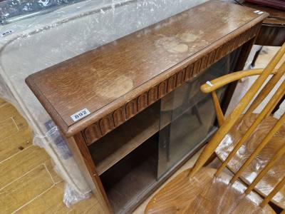 BOOKCASE + HALL TABLE