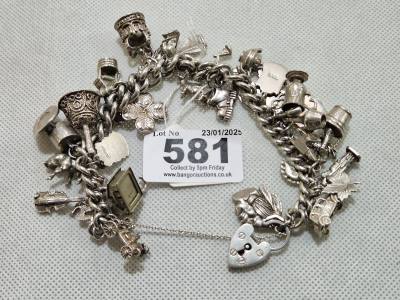 SILVER CHARM BRACELET (120G)