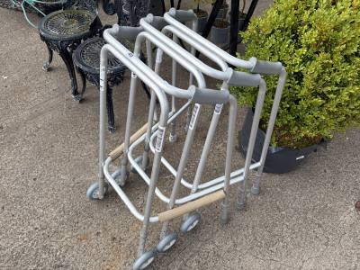 3 X WALKING AIDS