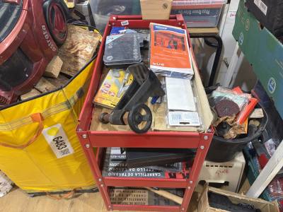 TOOL TROLLEY + CONTENTS