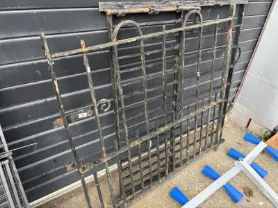 PAIR OF WROUGHT IRON  DRIVEWAY GATES