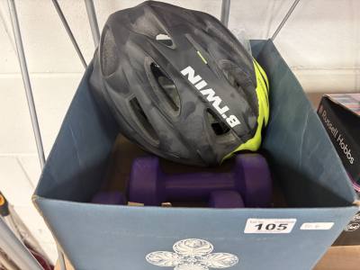 BIKE HELMET + WEIGHTS