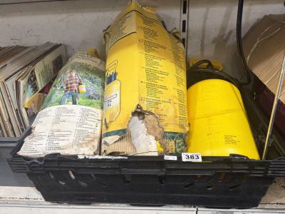 BOX OF GARDEN EQUIPMENT