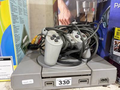 PLAYSTATION (NO LEAD)+ CONTROLLERS