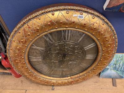 GOLD FRAMED CLOCK