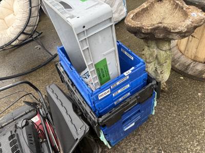 LOT OF CRATES