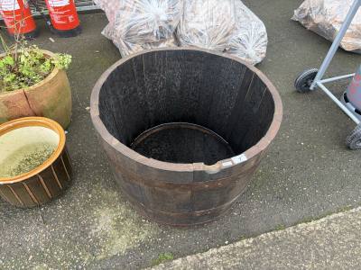 1/2 BARREL PLANTER
