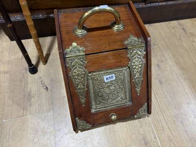 ART NOUVEAU COAL BOX
