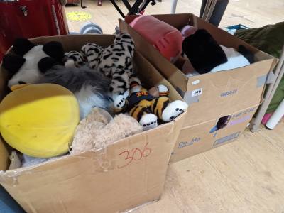 2 BOXES OF TEDDIES