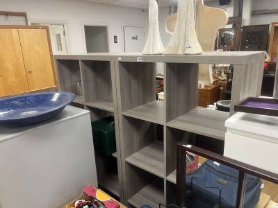 PAIR OF IKEA CUBE SHELVES