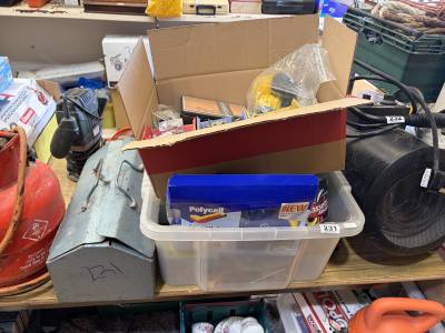 3 X BOXES OF TOOLS ETC.