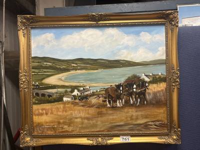 DAVID DONNAN OIL ON CANVAS