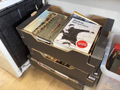 3 X BOXES OF BOOKS