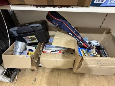 3 X BOX LOTS + TOOL BOX