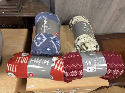 4 BLANKETS