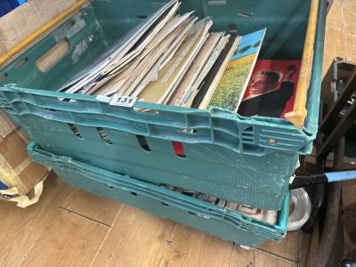 2 BOXES RECORDS