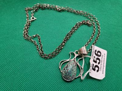 SILVER CHAIN + PENDANT