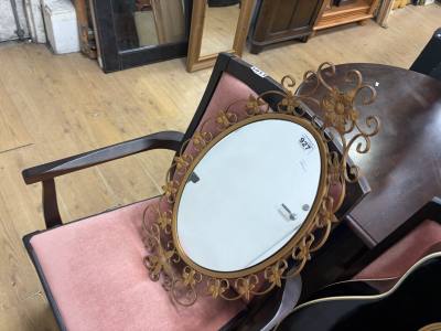 METAL FRAMED MIRROR