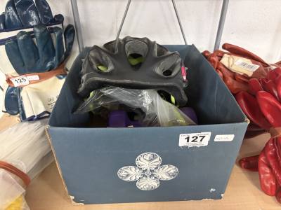 BIKE HELMET + WEIGHTS
