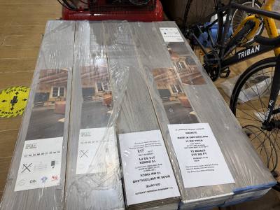 15 X BOXES OF FLOORING (GRAPHITE)