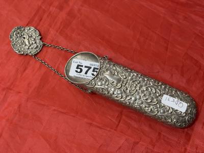 WHITE METAL GLASSES CASE