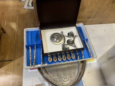 LOT OF SILVER PLATE