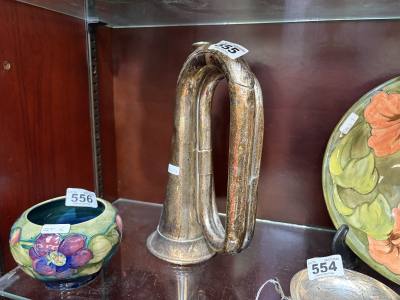 SILVER PLATED BUGLE