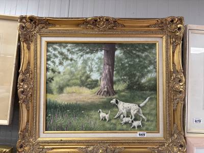 SIGNED OIL BY GREY