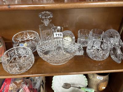 LOT OF TYRONE CRYSTAL ETC