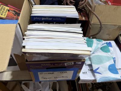 BOX OF MUSIC BOOKS