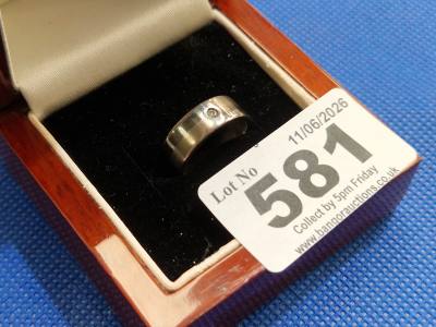 SILVER HOT DIAMONDS BAND