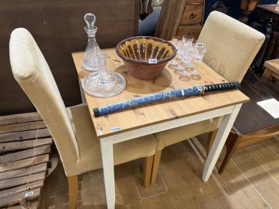 BREAKFAST TABLE + 2 X CHAIRS
