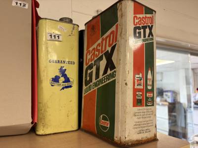 3 X OIL CANS