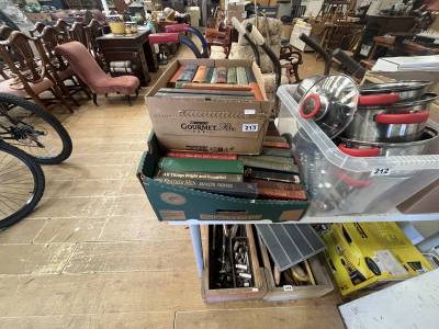 2 X BOXES OF BOOKS
