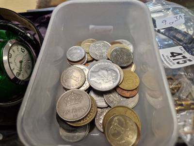 BOX OF COINS