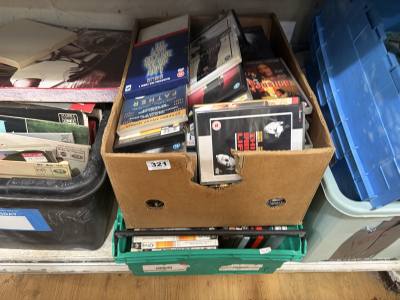 2 X BOXES OF DVD'S