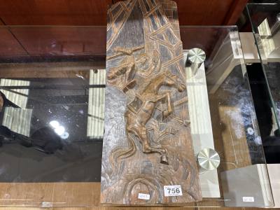 CARVED RELIEF PLAQUE