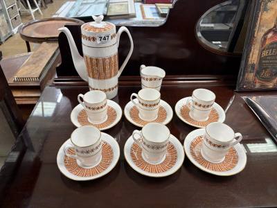 SPODE TERRA ROSE COFFEE SET