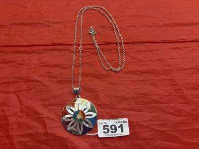 950 SILVER PENDANT + CHAIN
