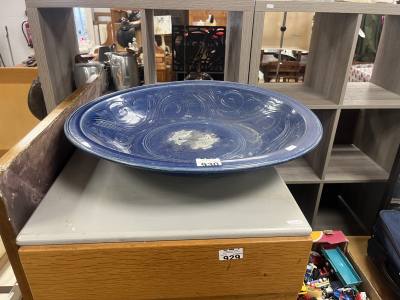 LARGE KOI CARP BOWL